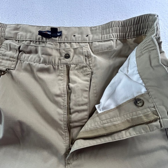 5.11 Tactical Series Cargo Pants Mens Size 36/32 Beige Work Utility Outdoor - Picture 8 of 11